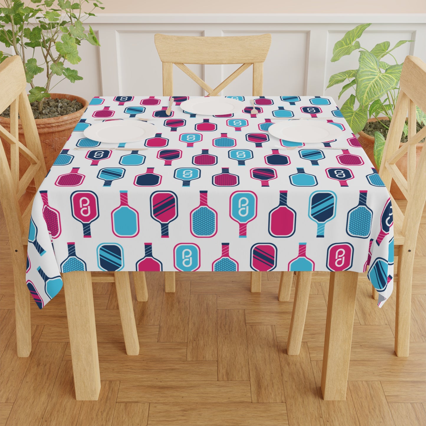 1965 Pickleball Paddles Tablecloth