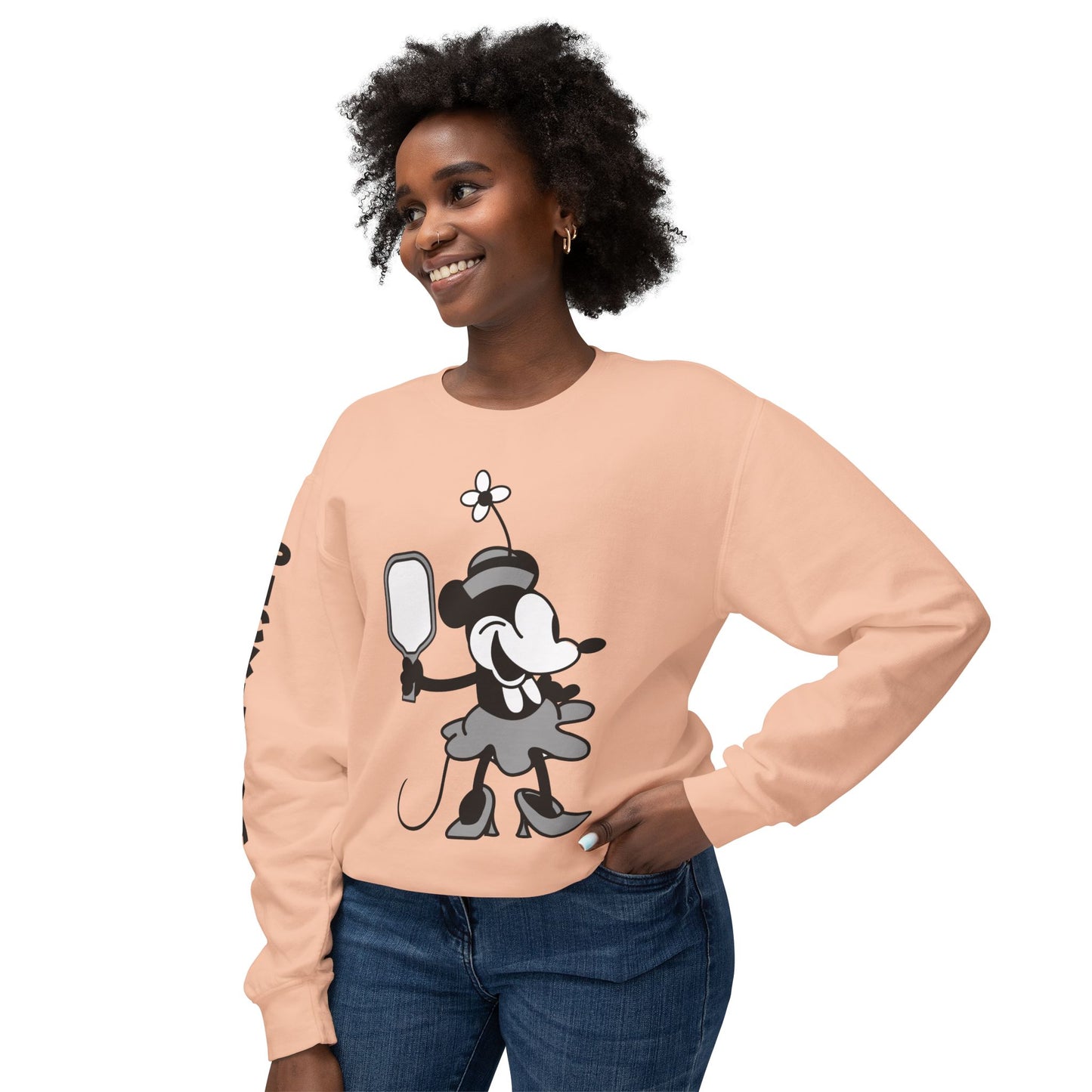 Steamboat Guest Pickleball Unisex Lightweight Crewneck Sweatshirt