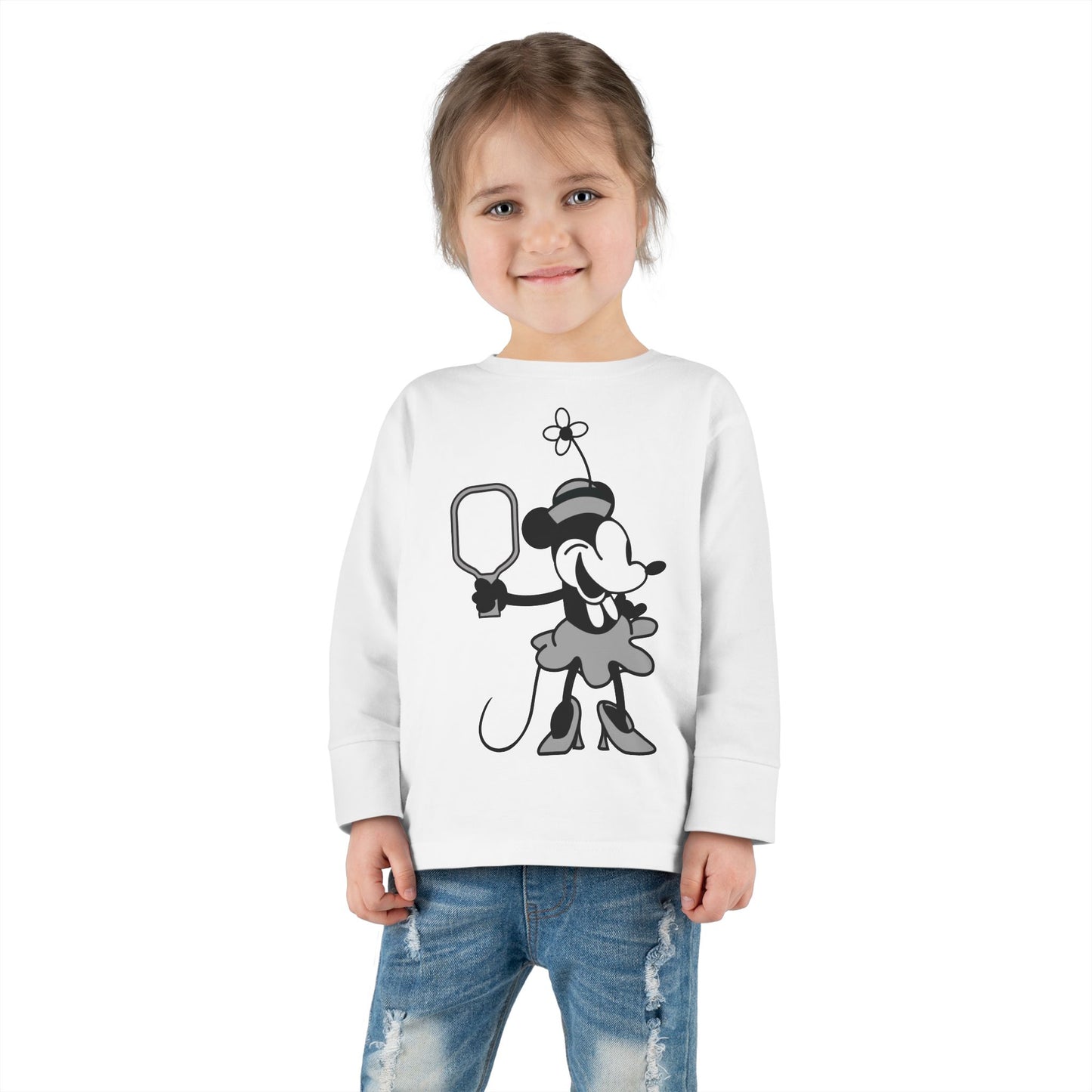 Steamboat Guest Pickleball Toddler Long Sleeve Tee