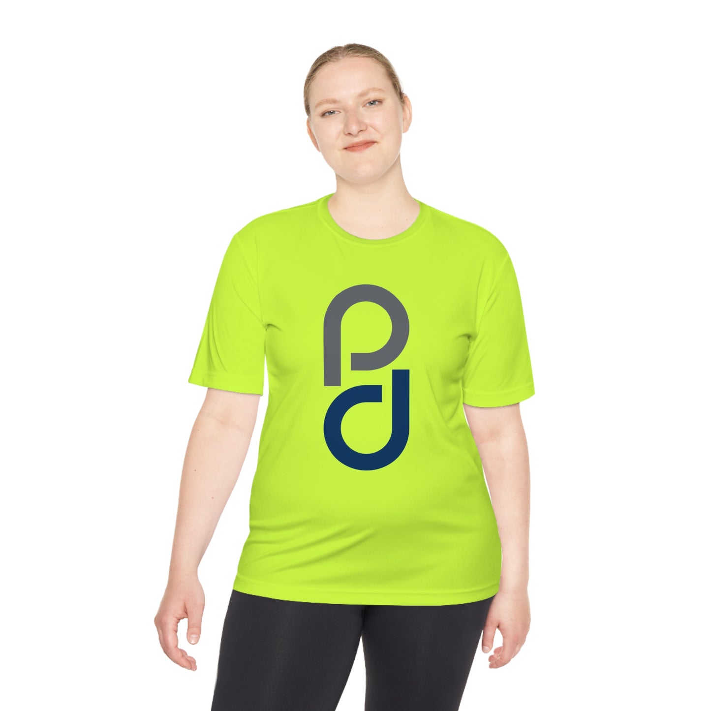 PD Pickleball Blues II - Gray Blue Unisex Moisture Wicking Tee