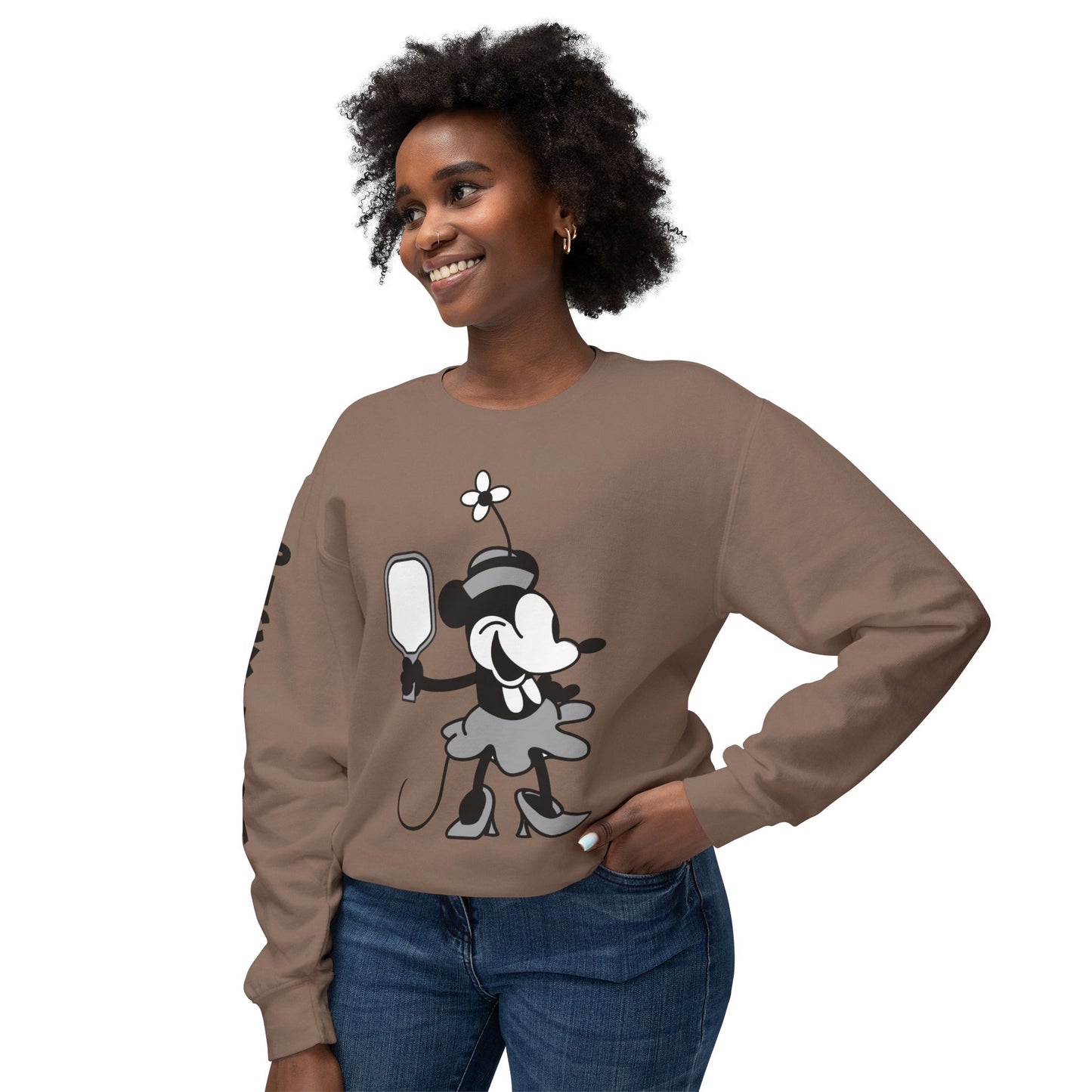 Steamboat Guest Pickleball Unisex Lightweight Crewneck Sweatshirt