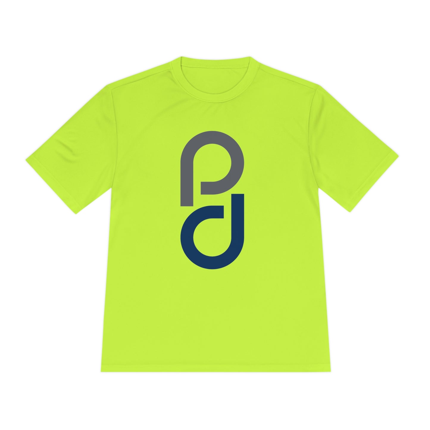 PD Pickleball Blues II - Gray Blue Unisex Moisture Wicking Tee