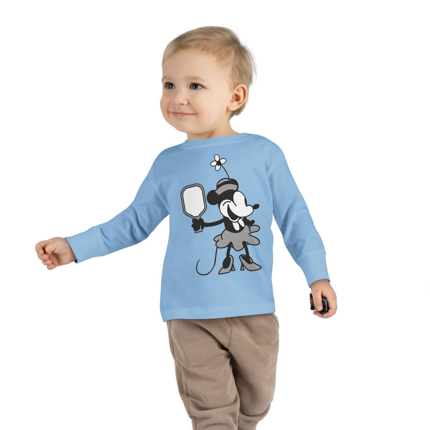 Steamboat Guest Pickleball Toddler Long Sleeve Tee