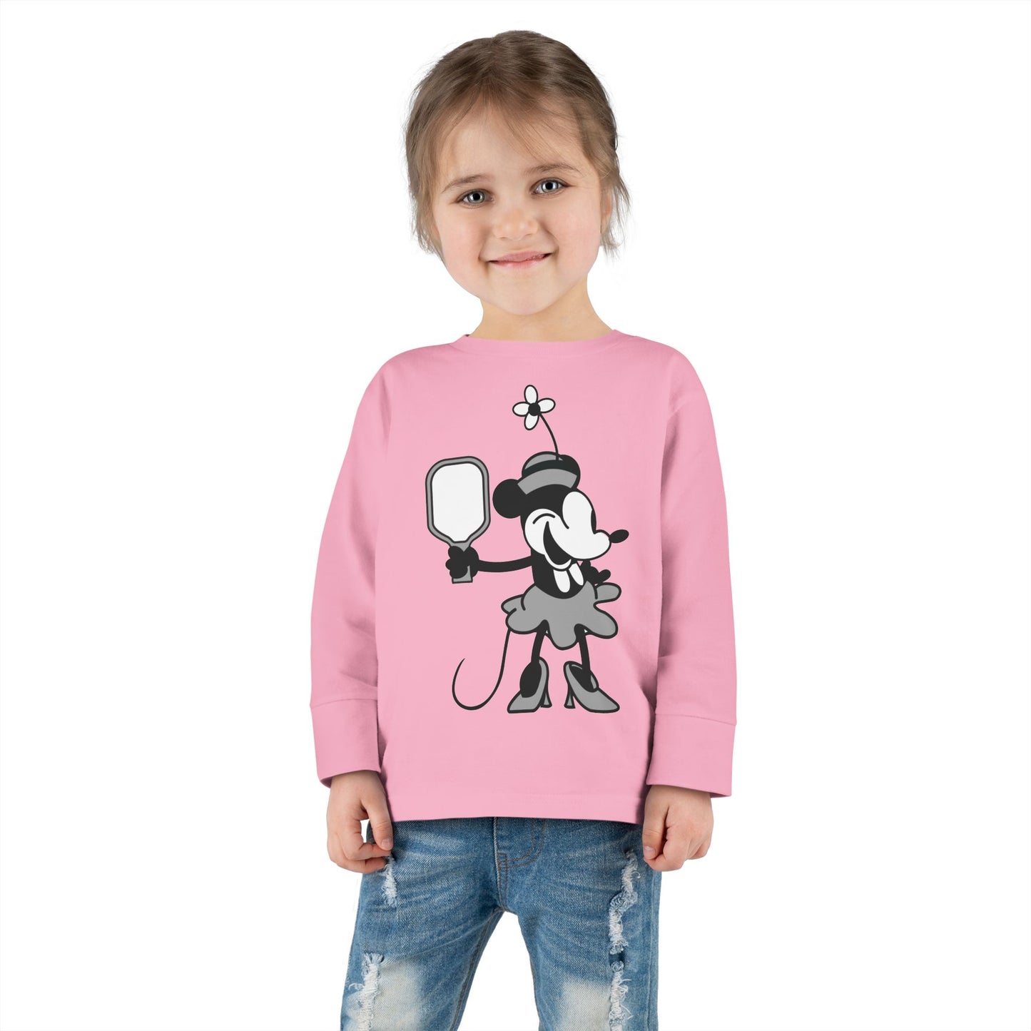 Steamboat Guest Pickleball Toddler Long Sleeve Tee