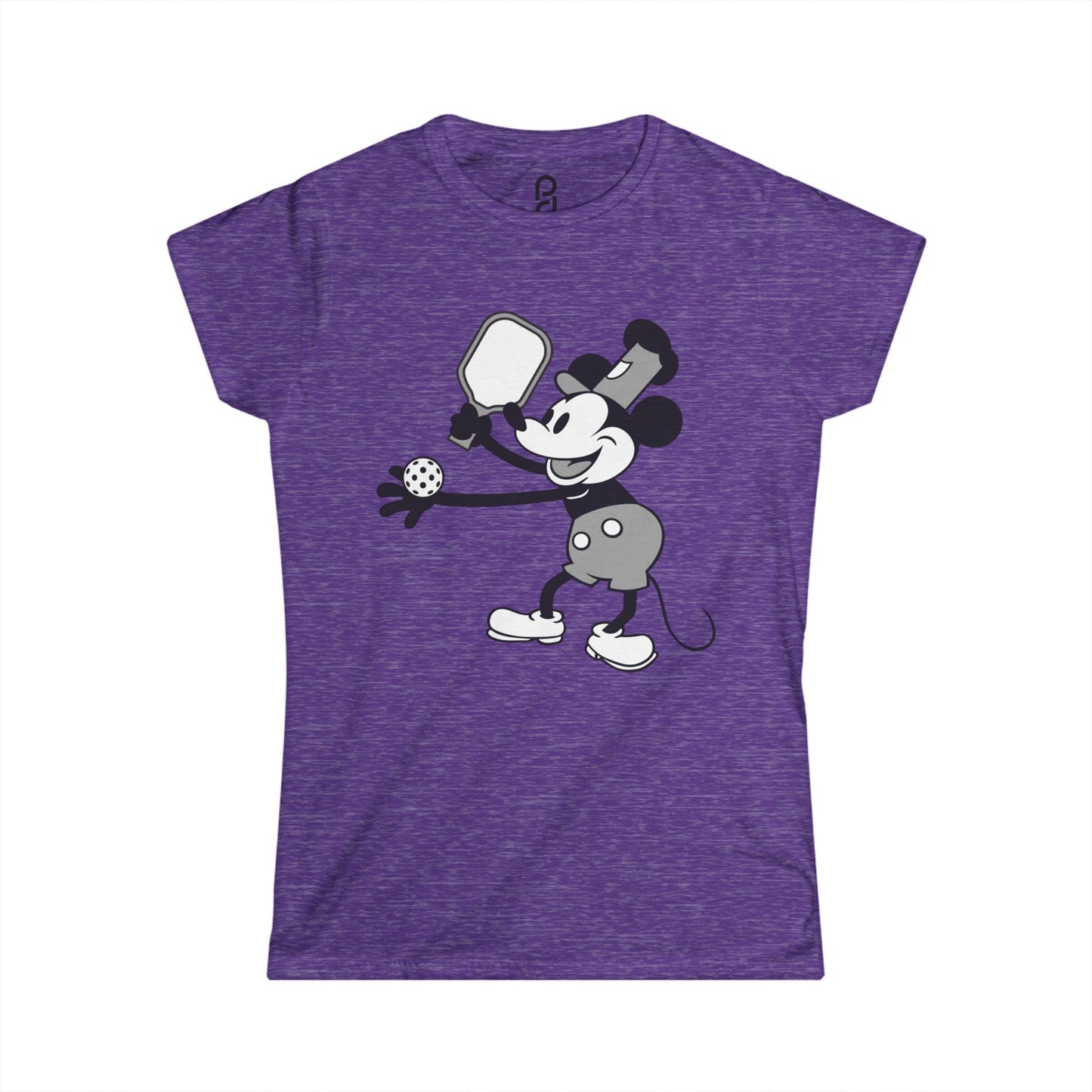 Steamboat Mickey Pickleball Women's Softstyle Tee