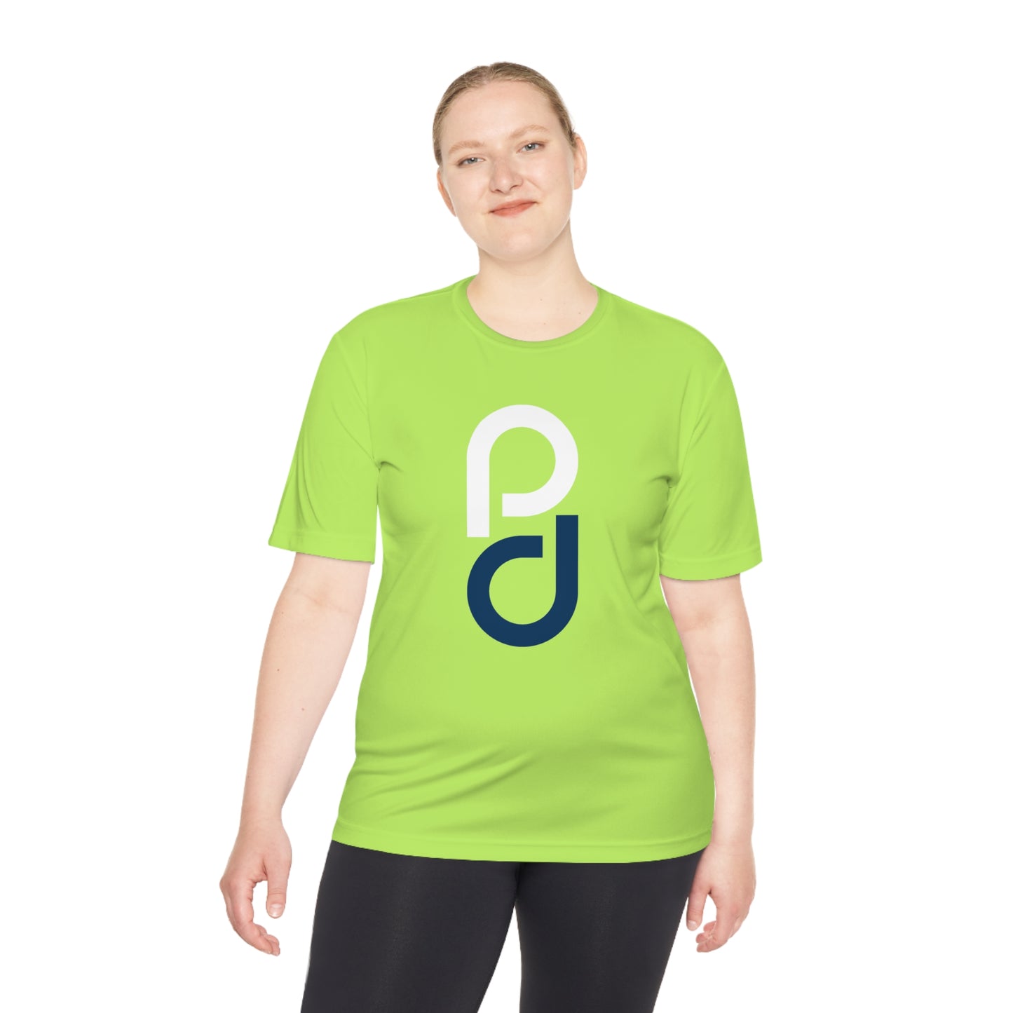 PD Pickleball Blues III - White Blue Unisex Moisture Wicking Tee