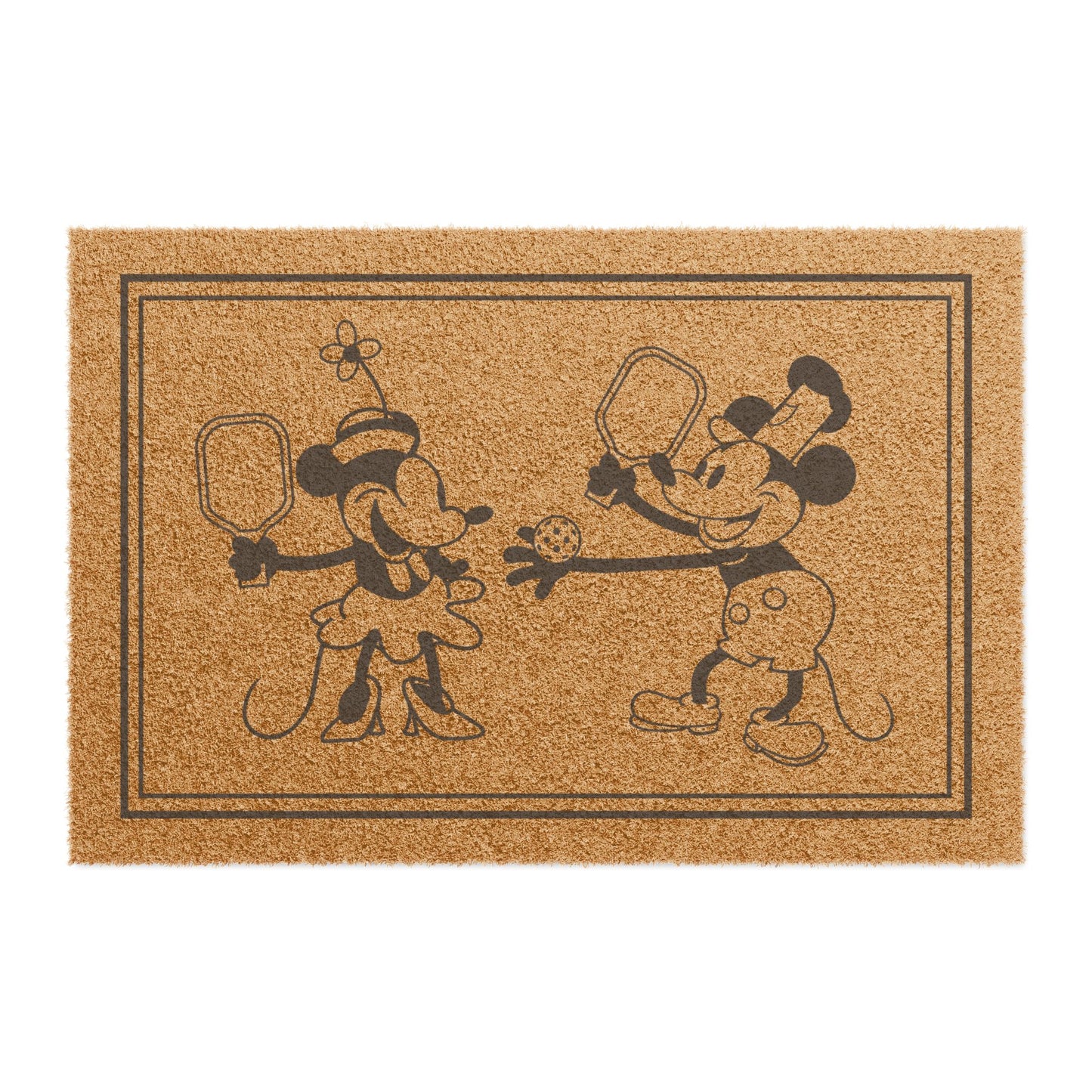Steamboat Mickey Pickleball Doormat