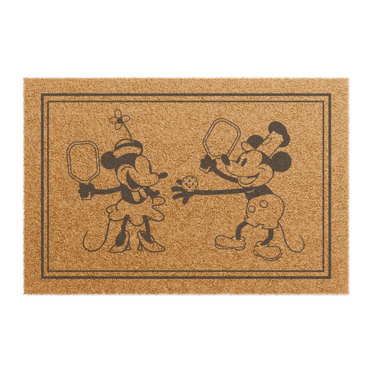 Steamboat Mickey Pickleball Doormat