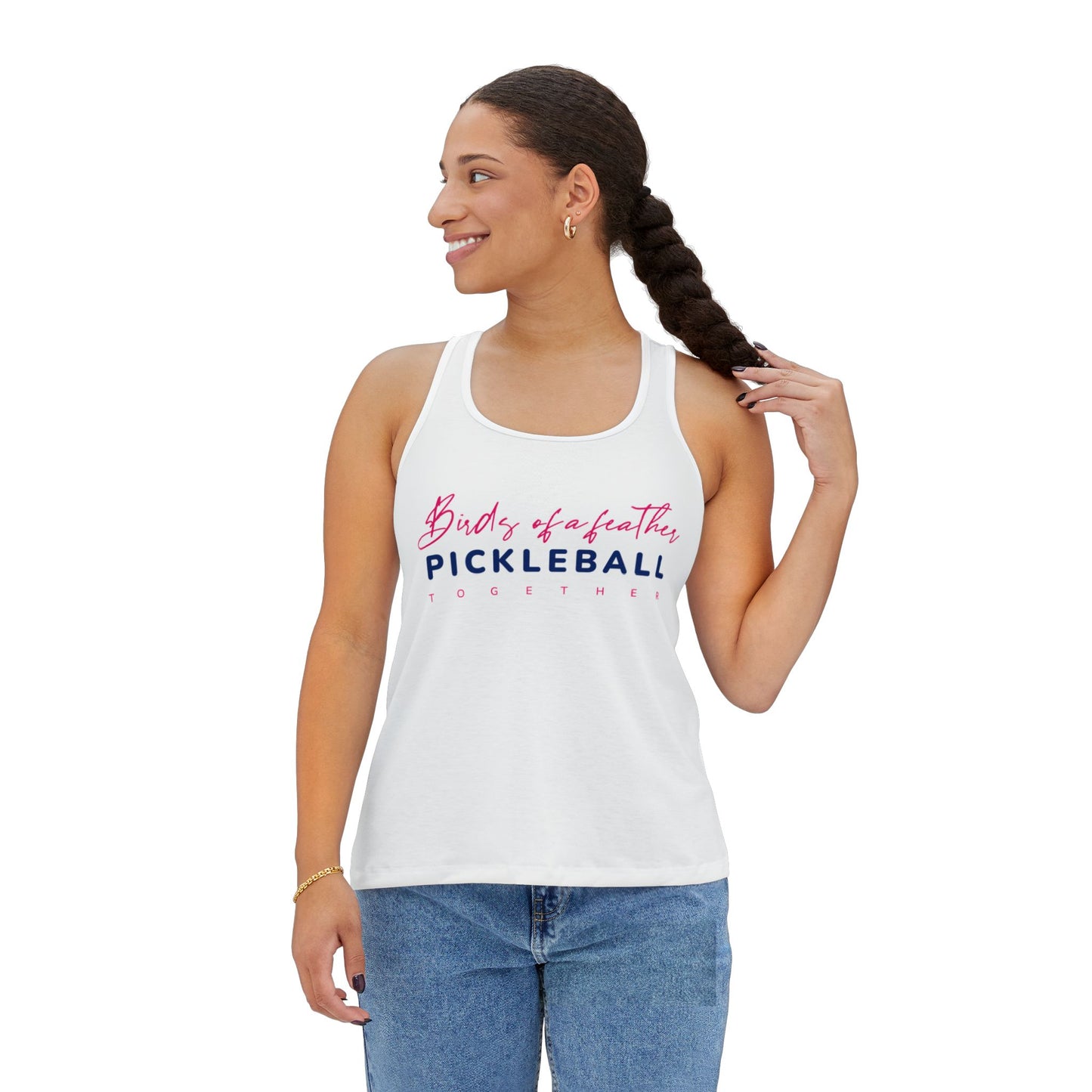 Birds of a Feather Pickleball Together Women's Tank Top