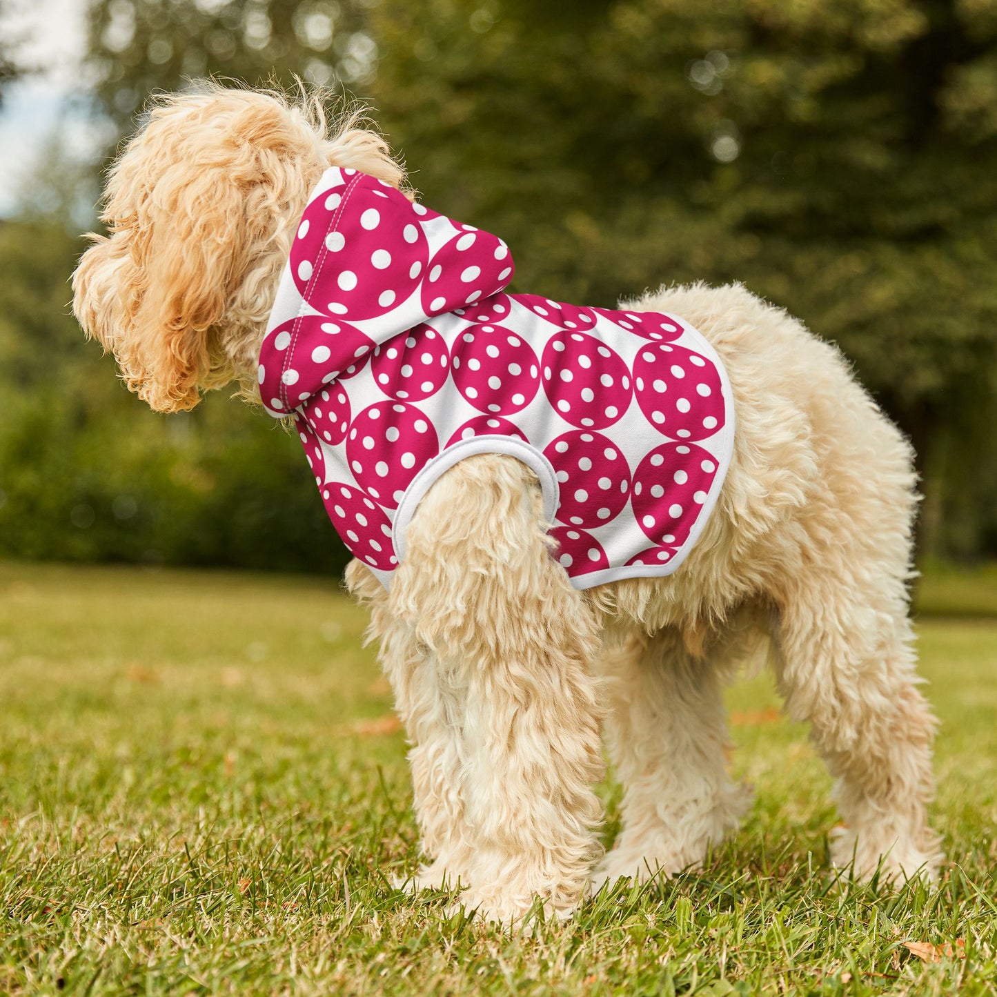 1965 Pink Pickleball Ball I Pet Hoodie