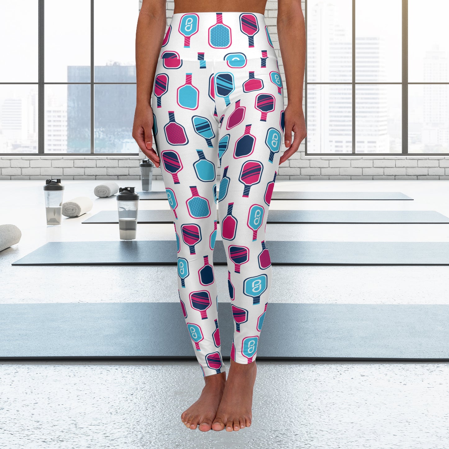1965 Pickleball Paddles High Waisted Yoga Leggings