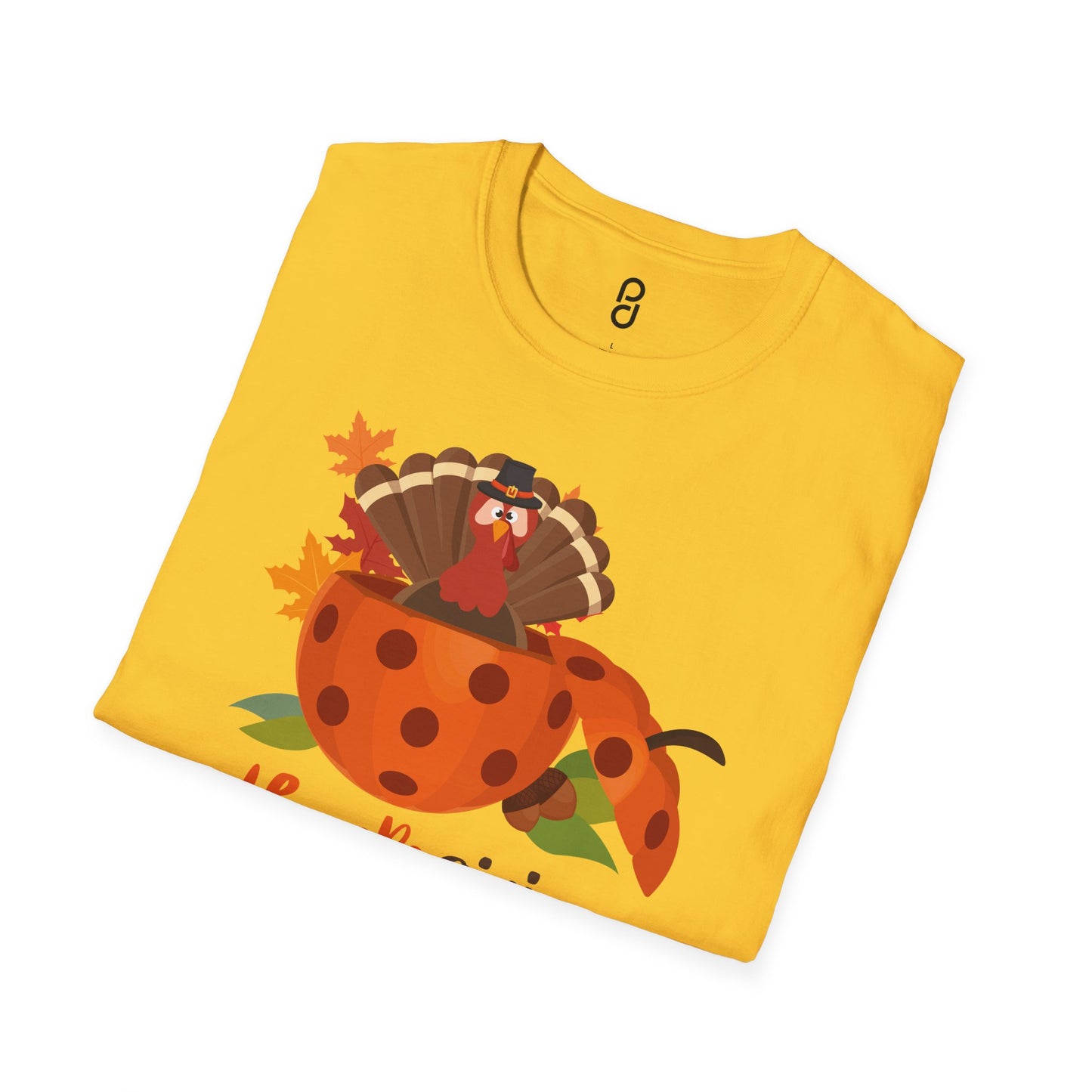 Thanksgiving Turkey Pickleball Unisex Softstyle T-Shirt