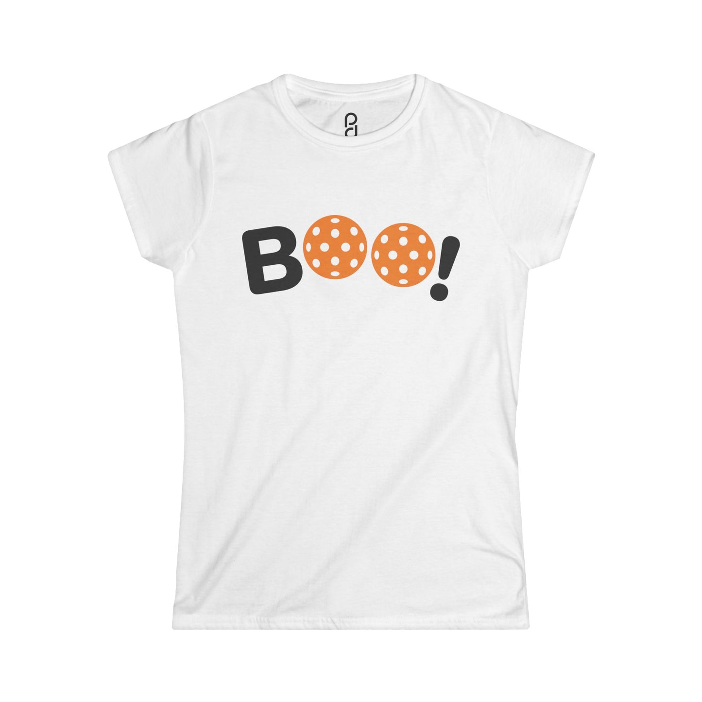 Pickleball Halloween Boo Women's Softstyle Tee