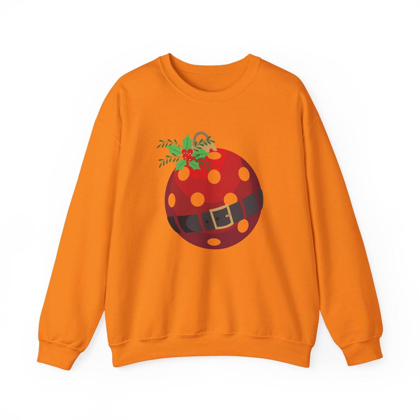Santa Pickleball Ornament Unisex Heavy Blend™ Crewneck Sweatshirt