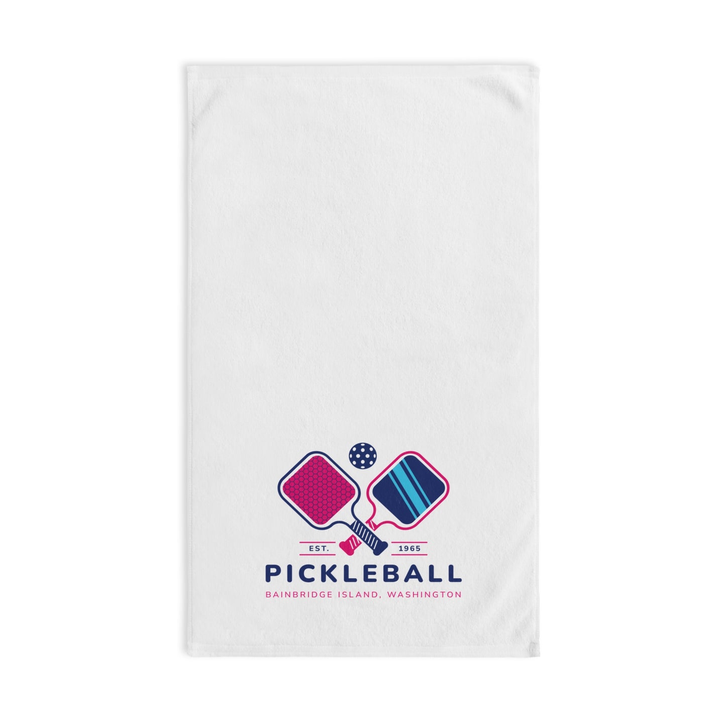 1965 Pickleball Double Paddles Hand Towel