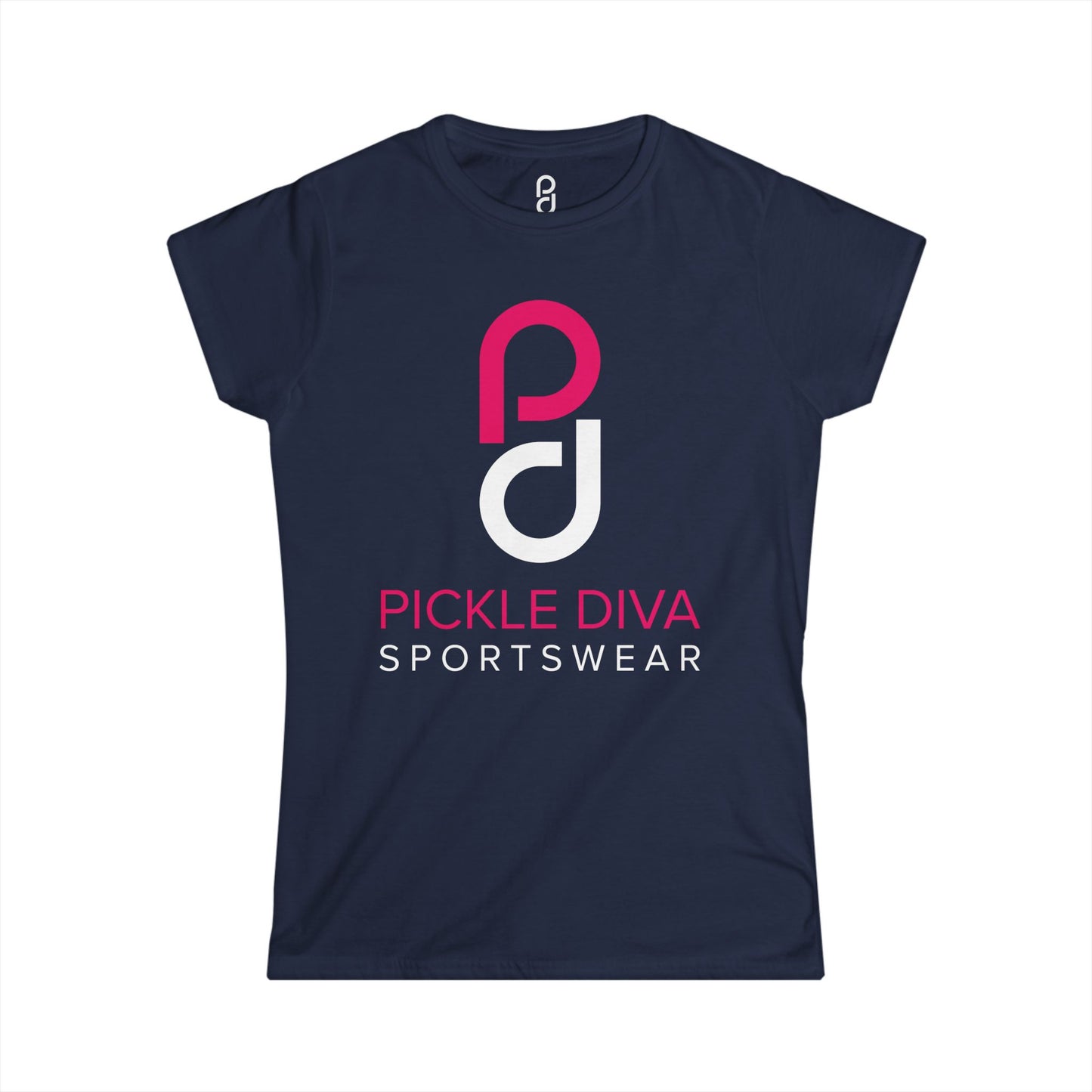 Pickleball Diva Inner Champion I Women's Softstyle Dark Tee