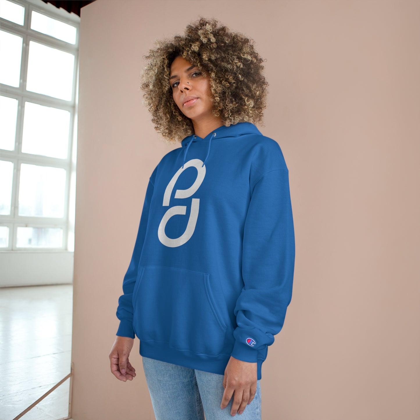 PD Pickleball Blues III - Double White Champion Hoodie