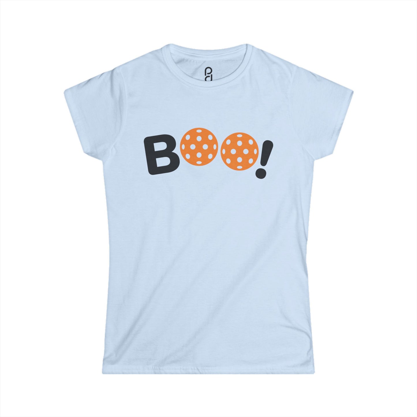 Pickleball Halloween Boo Women's Softstyle Tee