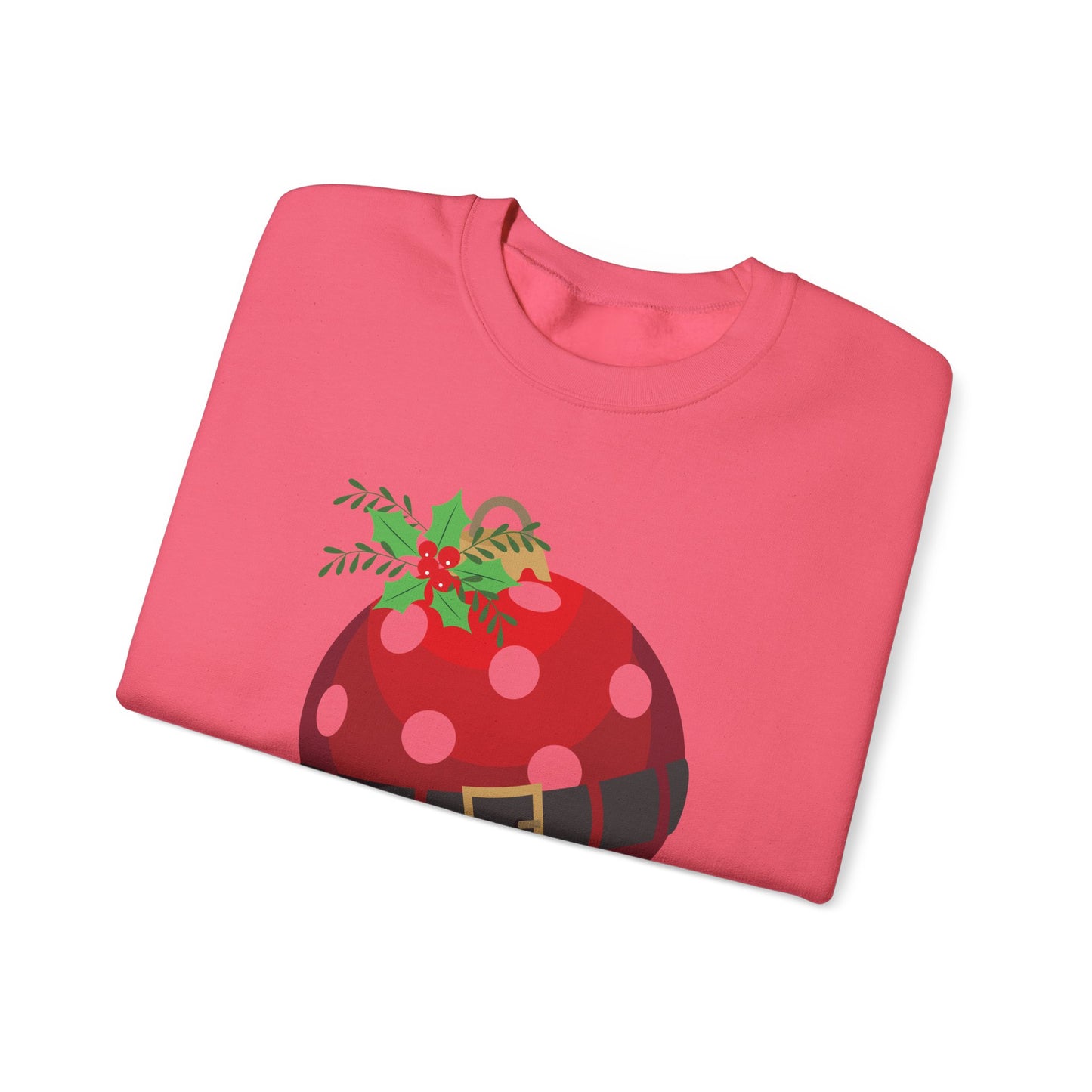 Santa Pickleball Ornament Unisex Heavy Blend™ Crewneck Sweatshirt