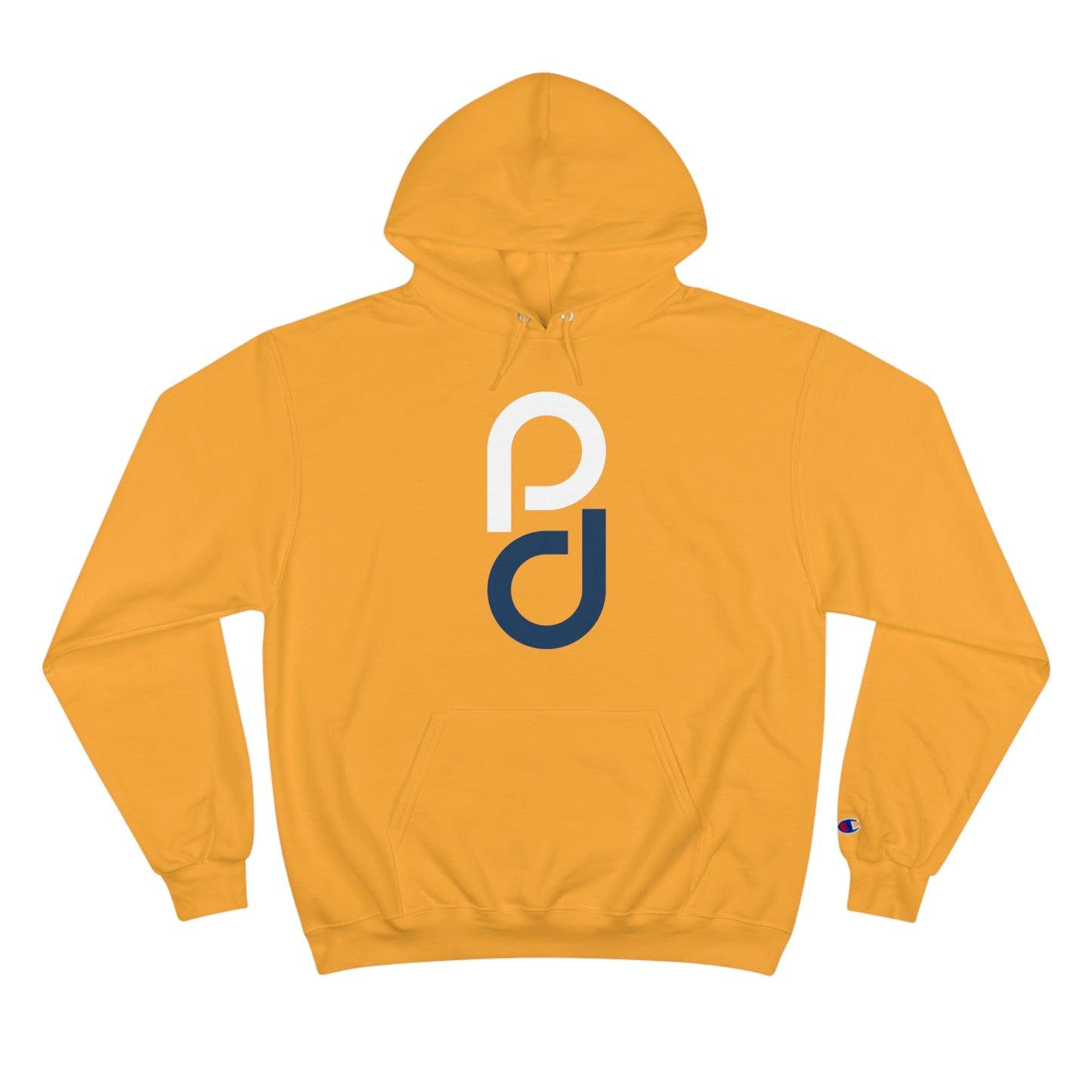 PD Pickleball Blues III – White Blue Champion Hoodie