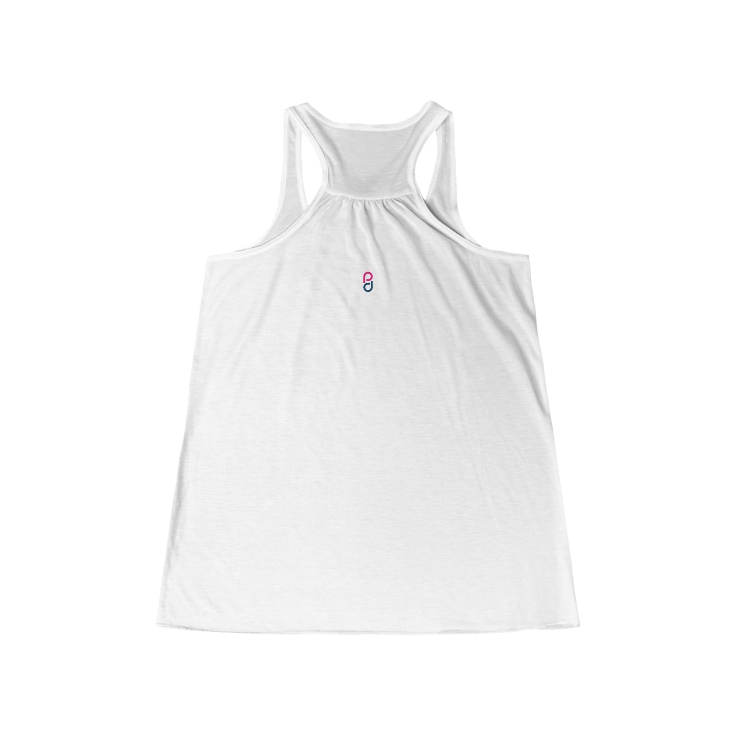 1965 Pickleball Ball and Net Women's Flowy Racerback Tank