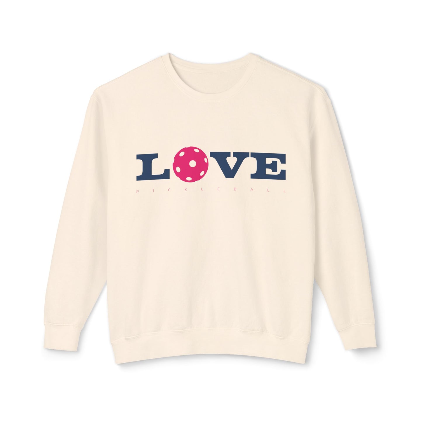 Love Pickleball II Unisex Lightweight Crewneck Sweatshirt