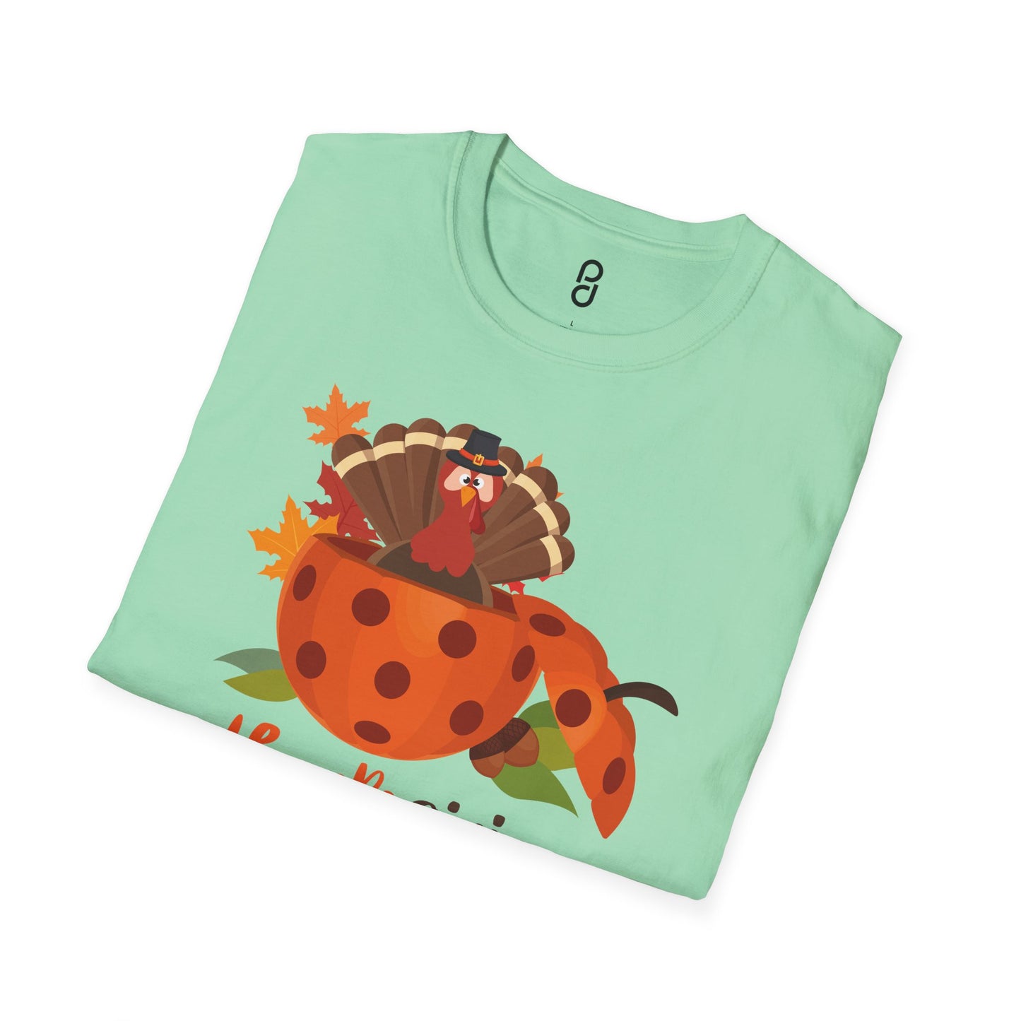 Thanksgiving Turkey Pickleball Unisex Softstyle T-Shirt