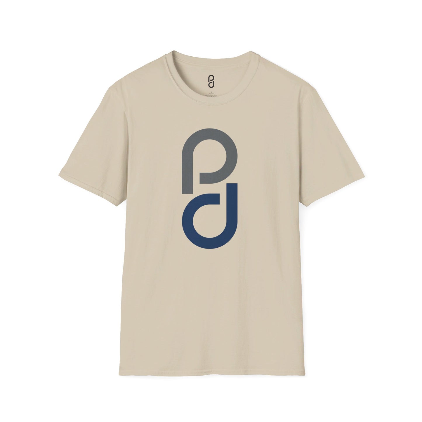 PD Pickleball Blues II - Gray Blue Unisex Softstyle T-Shirt