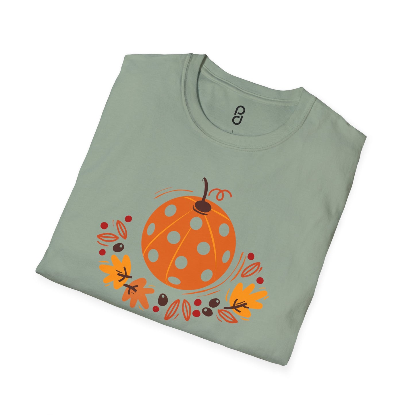 Pickleball Pumpkin Happy Thanksgiving Unisex Softstyle T-Shirt