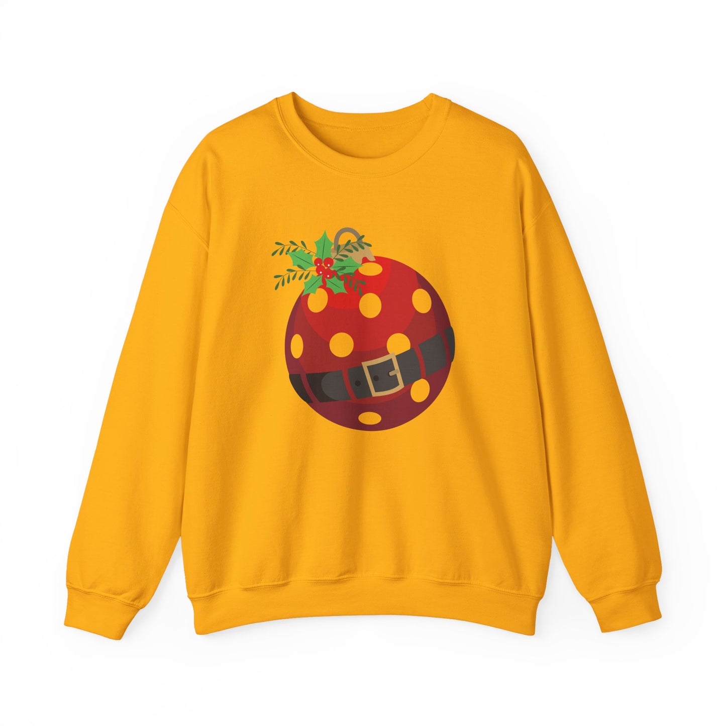 Santa Pickleball Ornament Unisex Heavy Blend™ Crewneck Sweatshirt