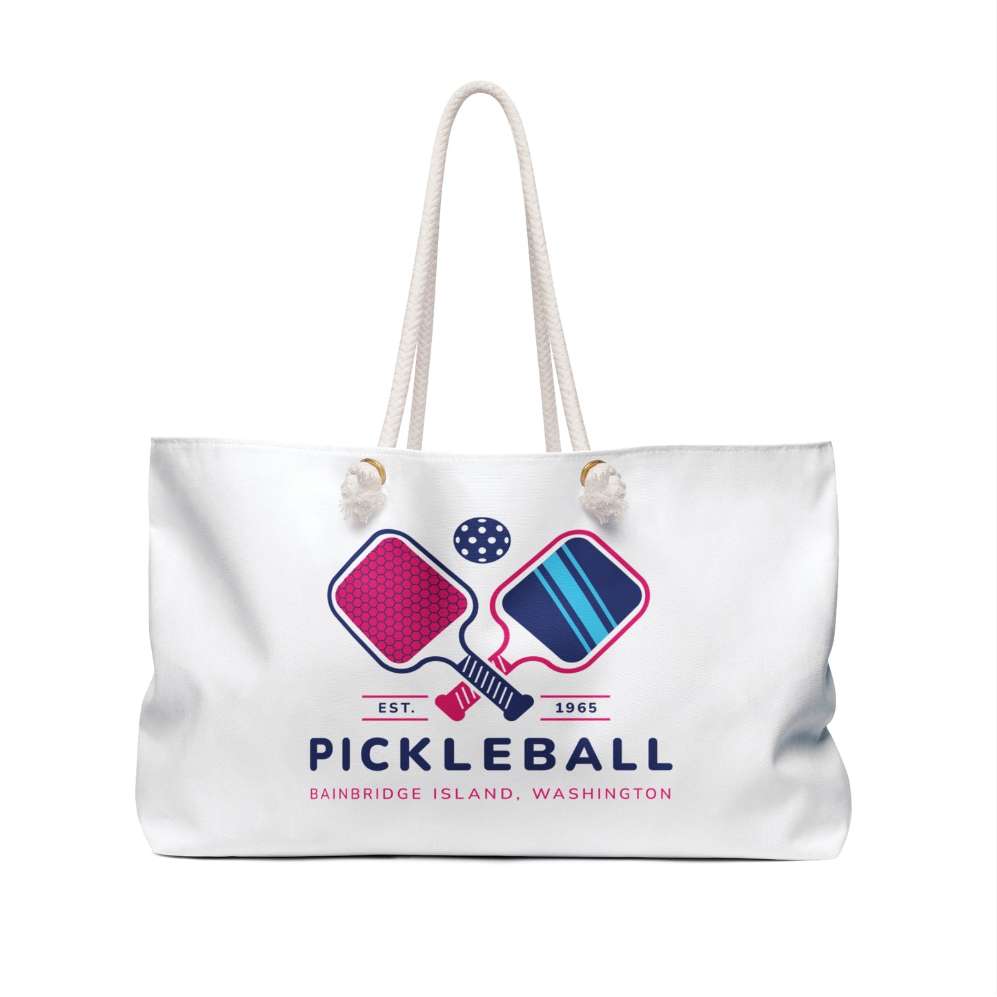 1965 Pickleball Double Paddles Weekender Bag