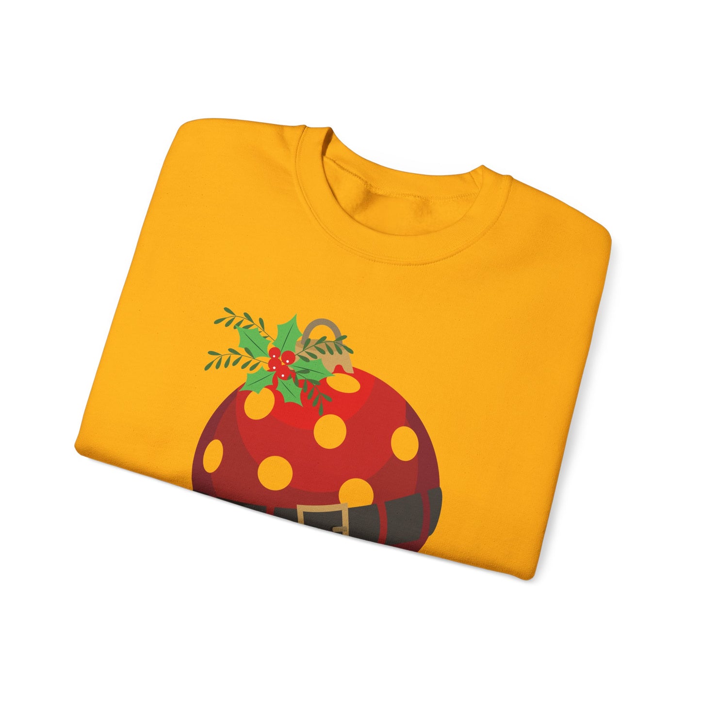 Santa Pickleball Ornament Unisex Heavy Blend™ Crewneck Sweatshirt