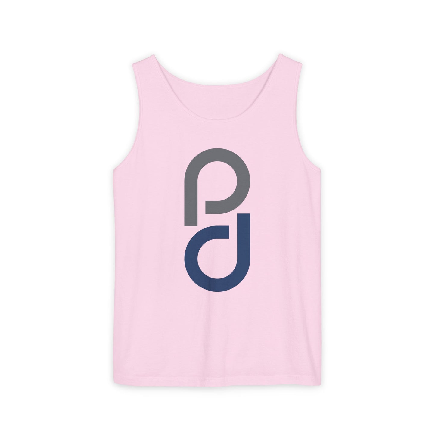 PD Pickleball Blues II - Gray Blue Unisex Garment-Dyed Tank Top