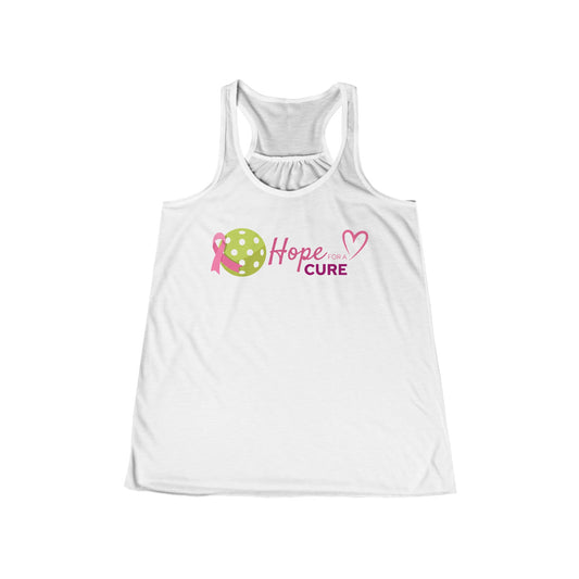 Breast Cancer Awareness Women's Flowy Racerback Tank