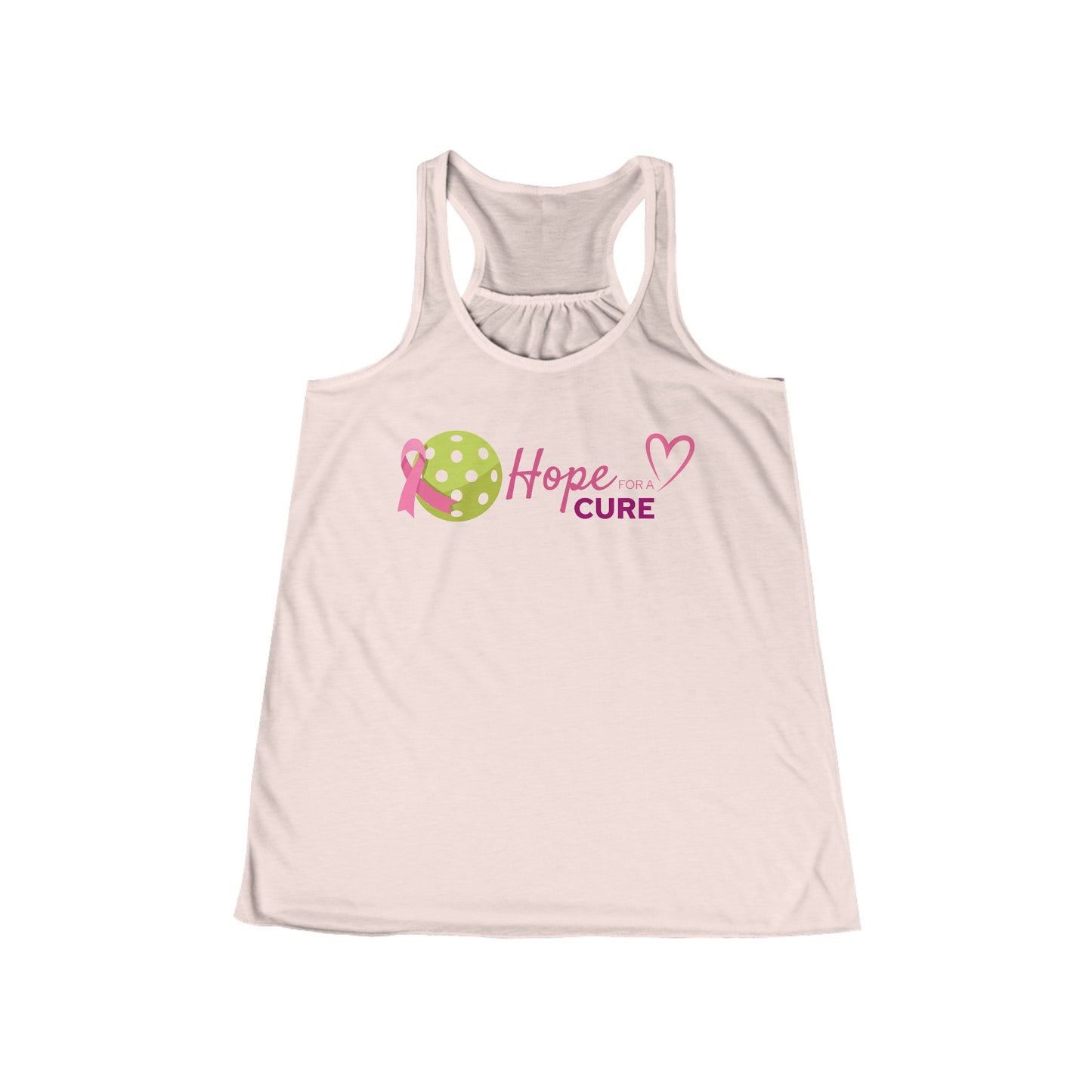 Breast Cancer Awareness Women's Flowy Racerback Tank