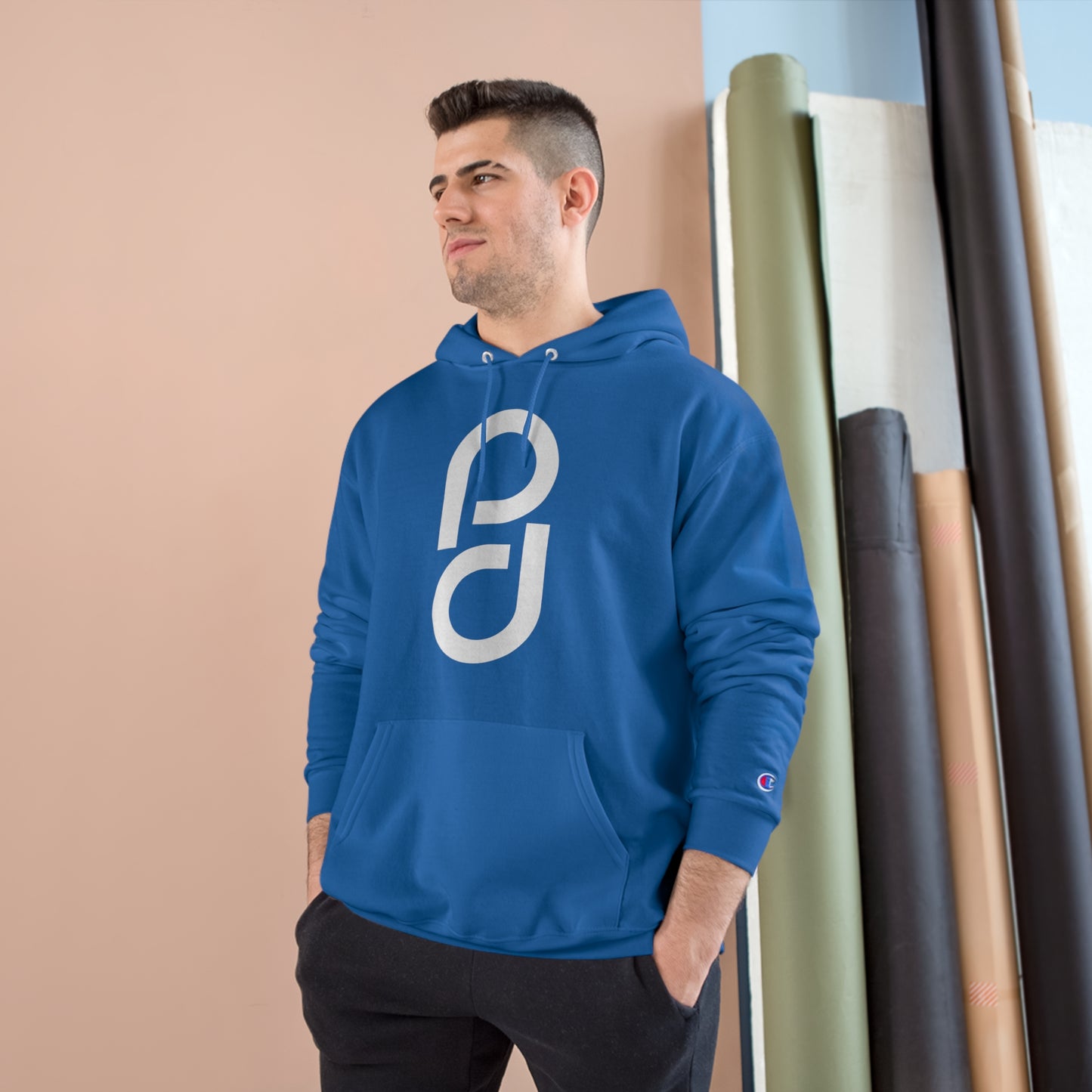 PD Pickleball Blues III - Double White Champion Hoodie