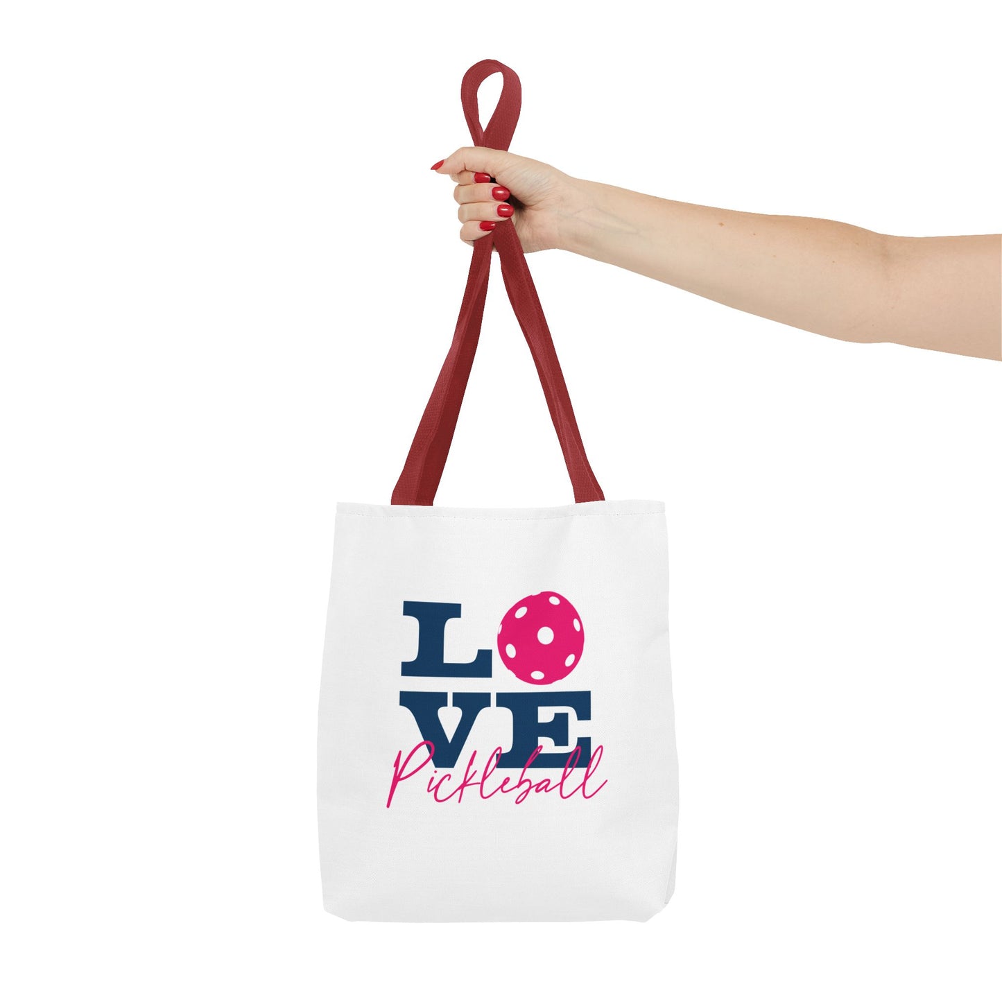 Love Pickleball I Tote Bag (AOP)