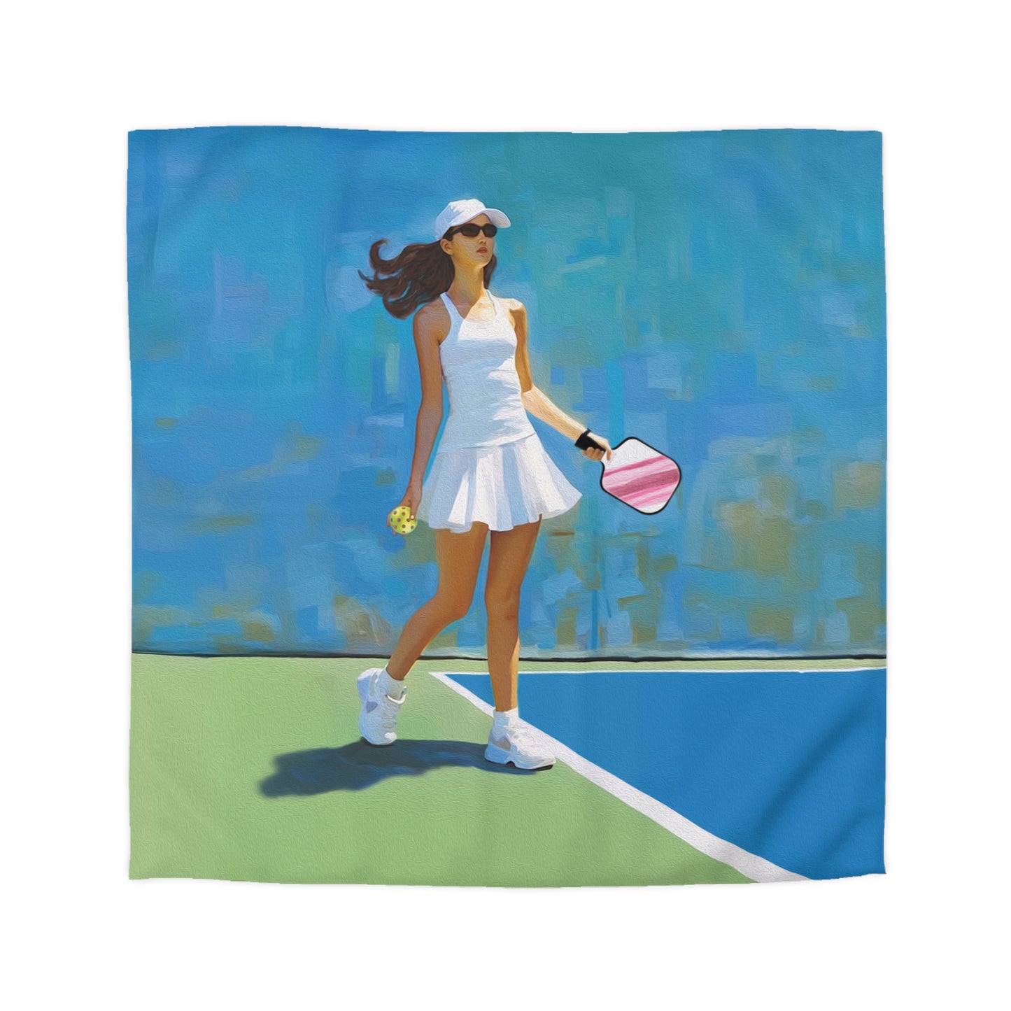 Pickleball "Courtside" Limited Edition Microfiber Duvet Cover