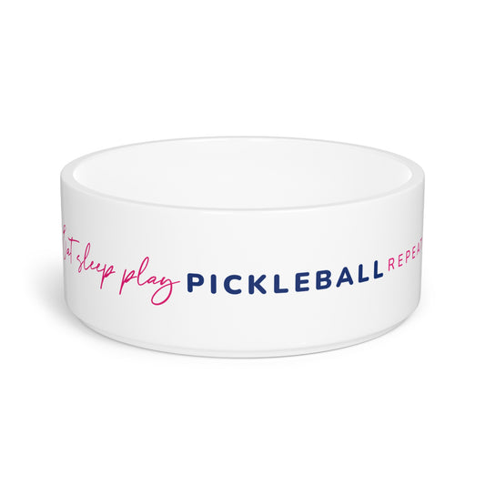 Eat Sleep Play Pickleball Pet Bowl