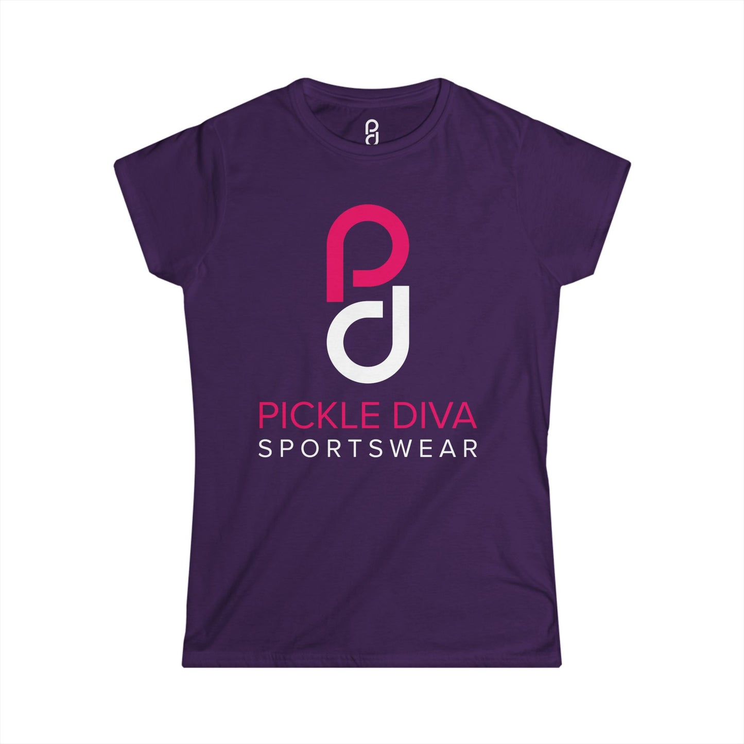 Pickleball Diva Inner Champion I Women's Softstyle Dark Tee