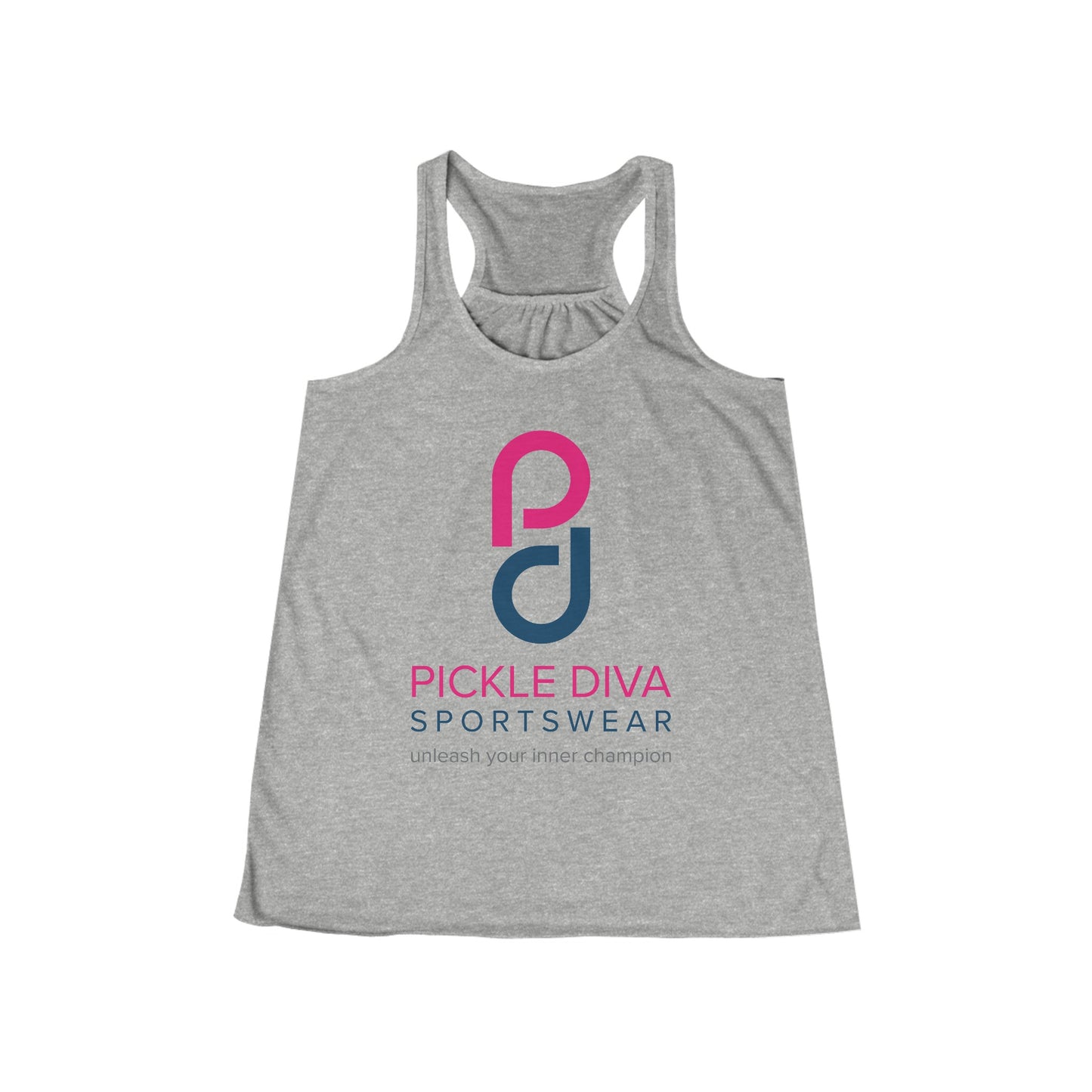 Pickleball Diva Inner Champion I Women's Flowy Racerback Tank