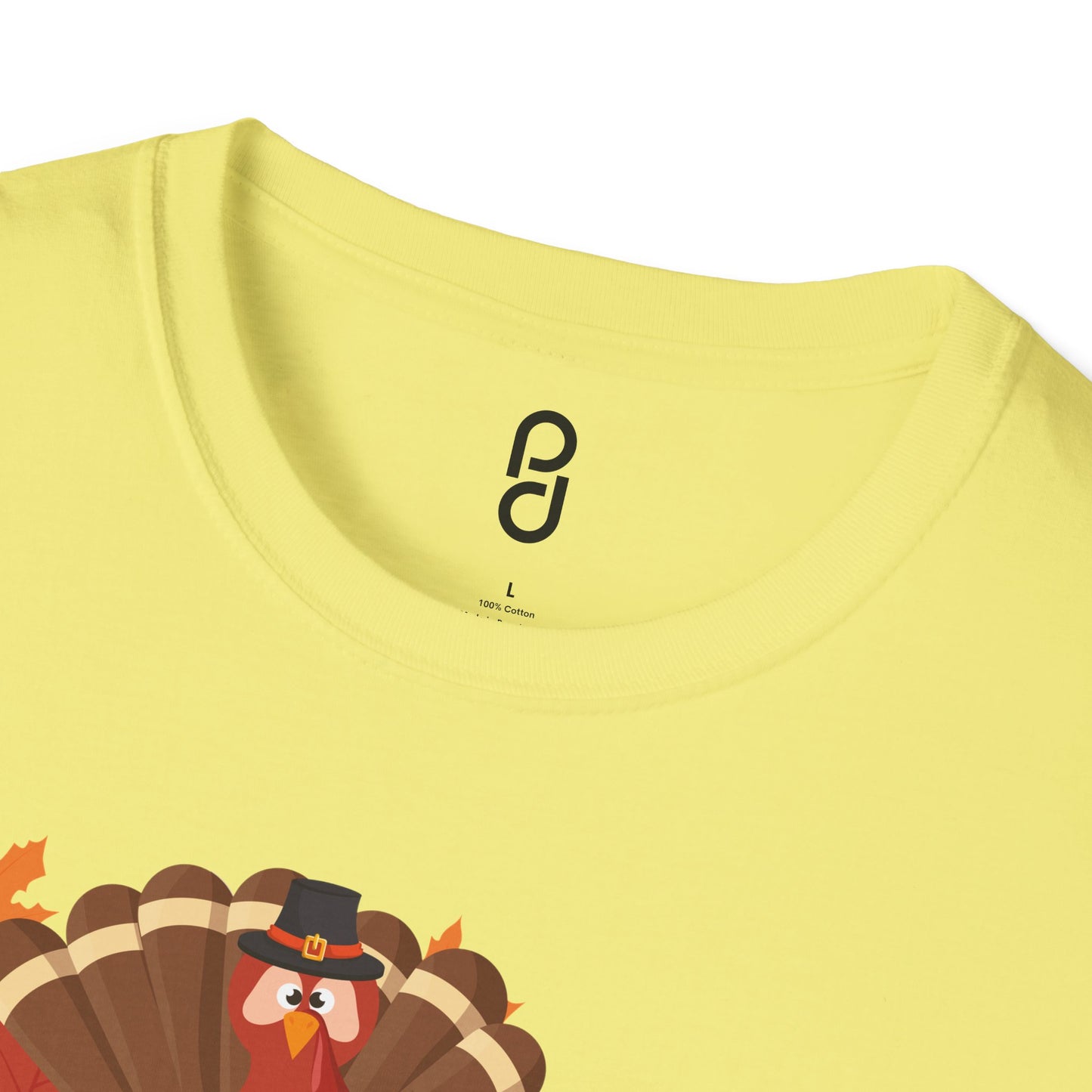 Thanksgiving Turkey Pickleball Unisex Softstyle T-Shirt