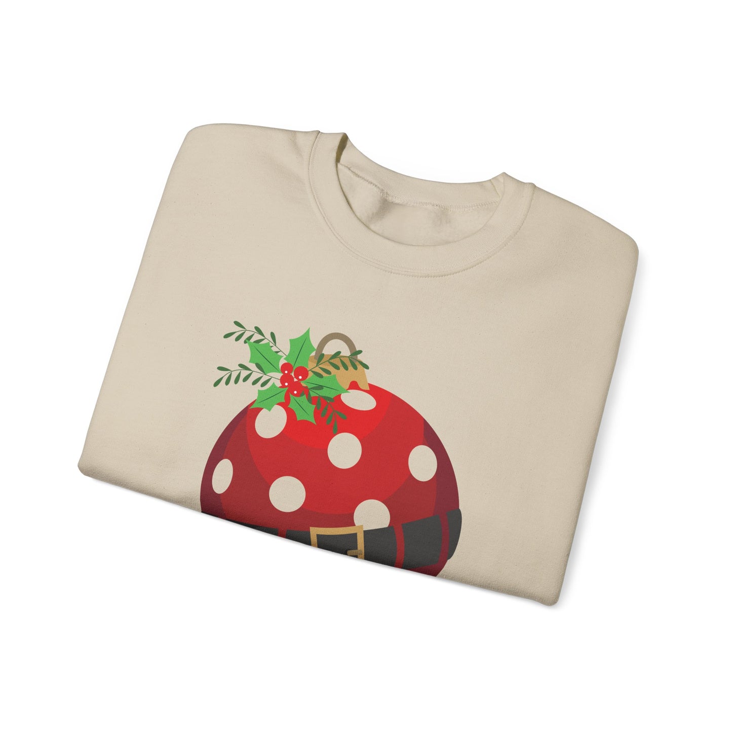 Santa Pickleball Ornament Unisex Heavy Blend™ Crewneck Sweatshirt