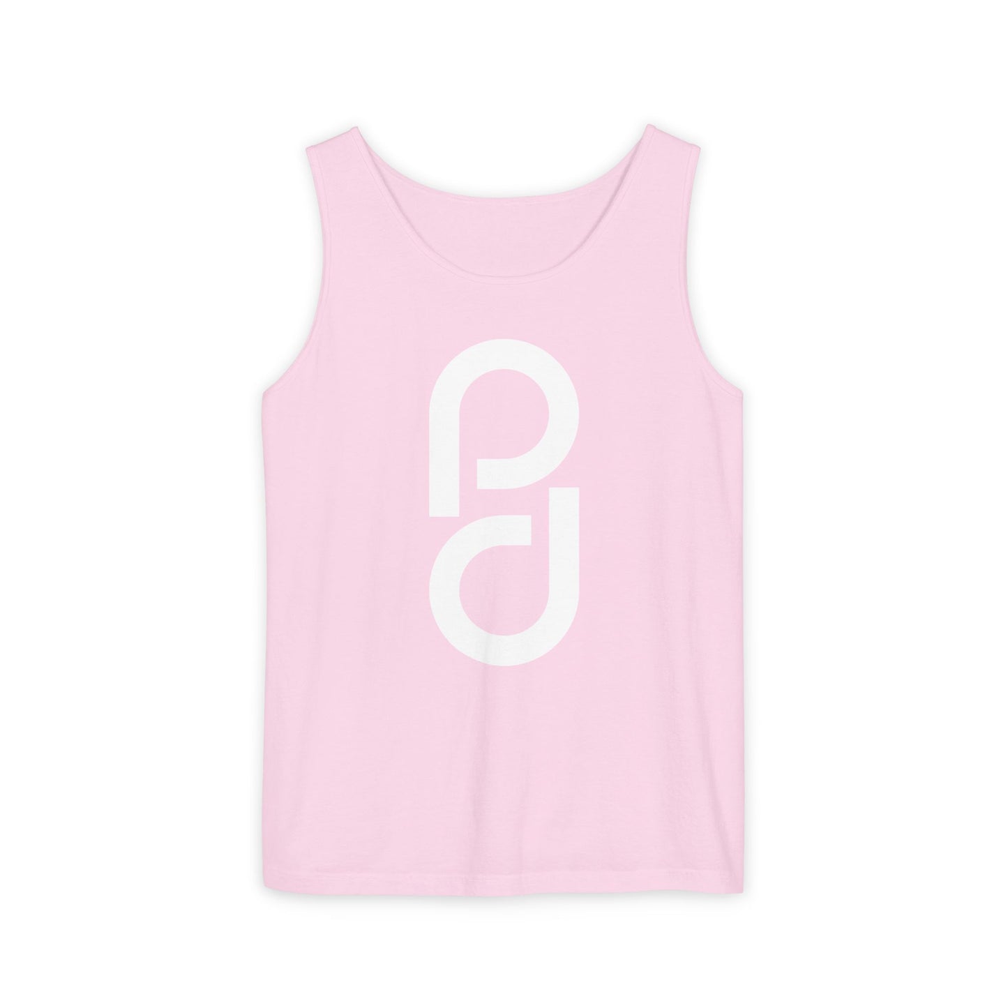 PD Pickleball Blues IV - Double White Unisex Garment-Dyed Tank Top