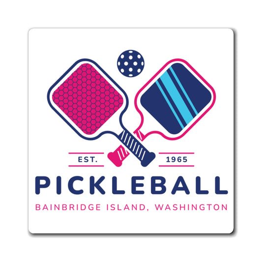 1965 Pickleball Double Paddles Magnets