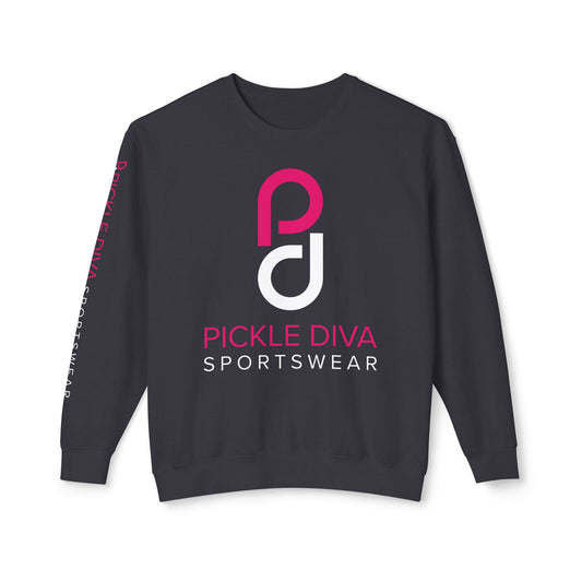 Pickleball Diva Inner Champion I Unisex Lightweight Crewneck Sweatshirt