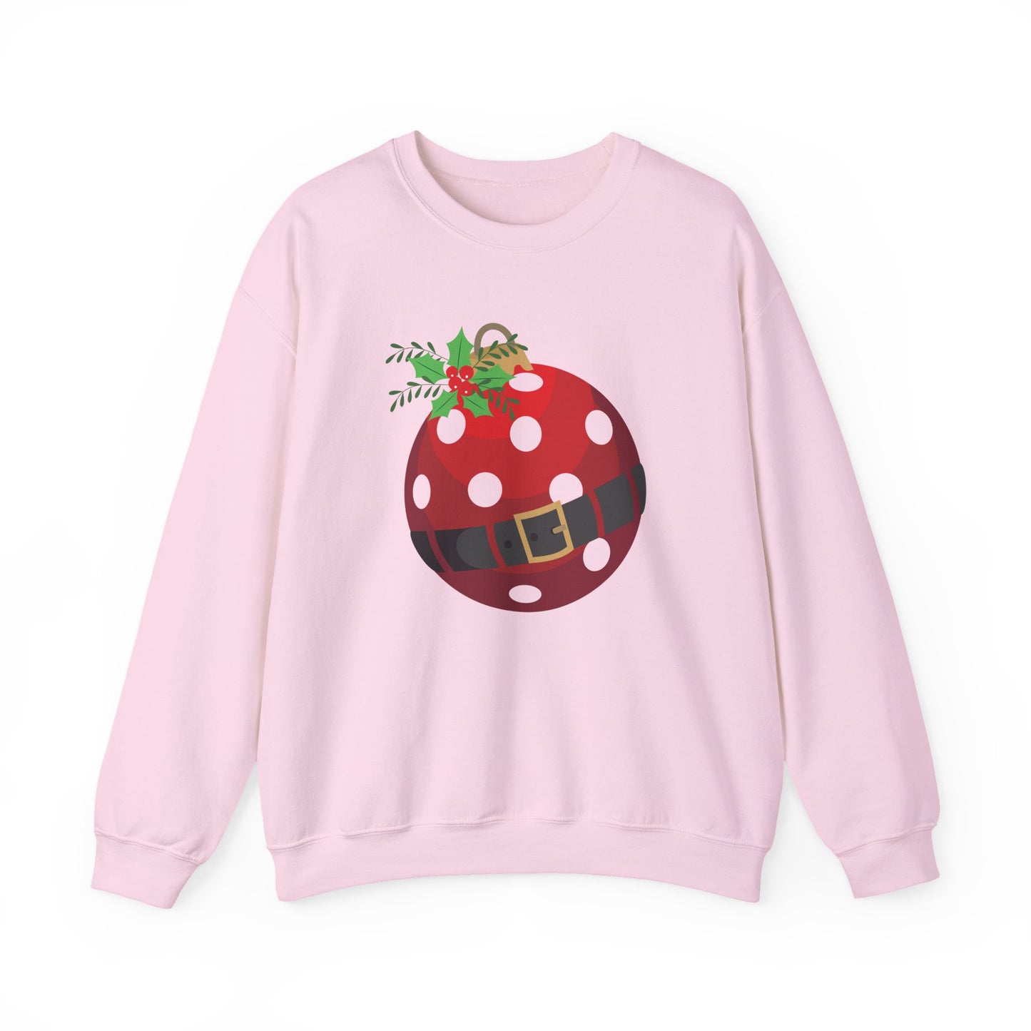 Santa Pickleball Ornament Unisex Heavy Blend™ Crewneck Sweatshirt