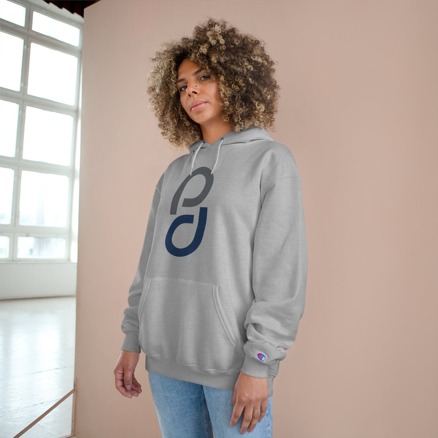 PD Pickleball Blues II - Gray Blue Champion Hoodie