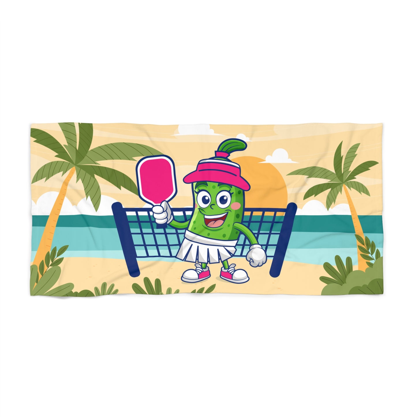 Pickles & Paddles Beach Towel
