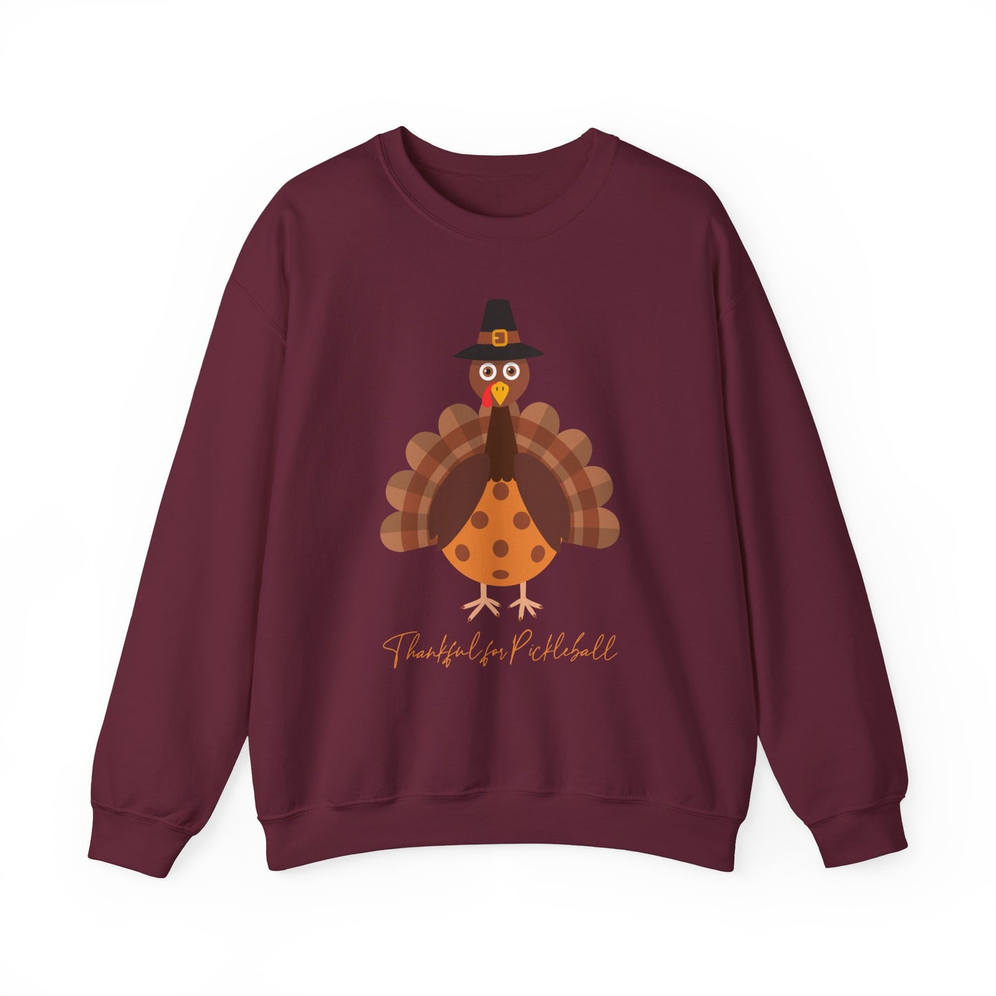 Thankful for Pickleball Unisex Heavy Blend™ Crewneck Sweatshirt